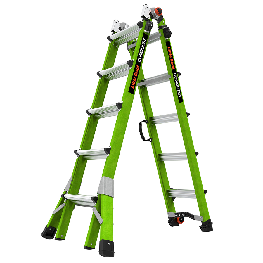 Little Giant 17122-001 22' Extension Ladder W/V-Rung, TypeIA